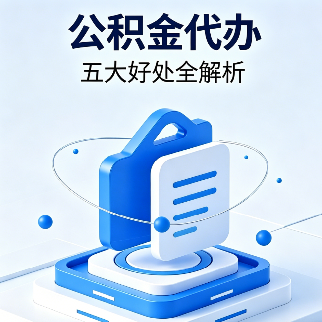 酒泉公积金代办到底值不值？这5大好处让你少走弯路